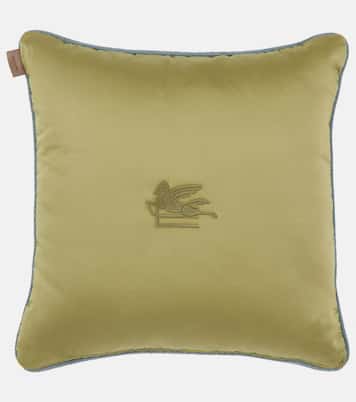 Coussin Maranta brodé en coton | Etro