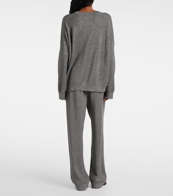 Pullover in misto cotone lamé | Brunello Cucinelli