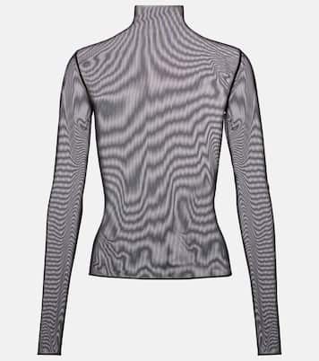 Top Tulia de malla transparente | The Frankie Shop