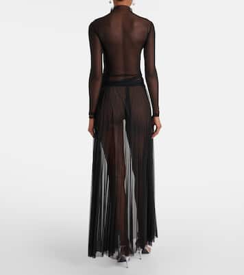 Top Tulia de malla transparente | The Frankie Shop