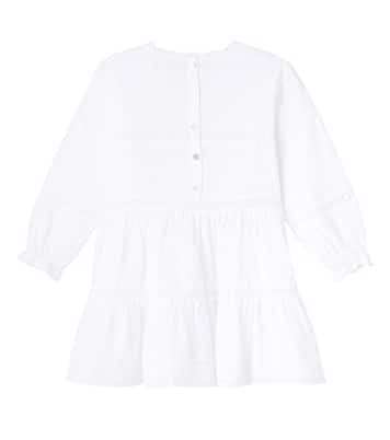 Orchid lace-trimmed cotton dress | Konges Sløjd