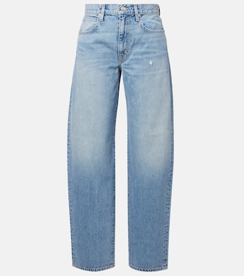 Ella mid-rise barrel-leg jeans | Slvrlake