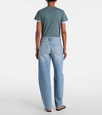 Ella mid-rise barrel-leg jeans | Slvrlake