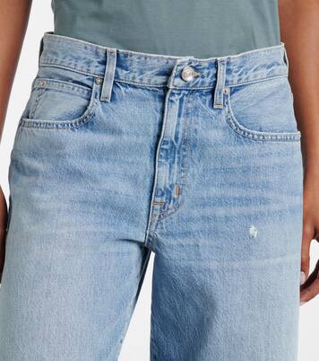 Ella mid-rise barrel-leg jeans | Slvrlake