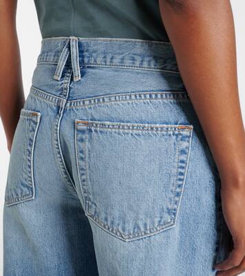 Ella mid-rise barrel-leg jeans | Slvrlake