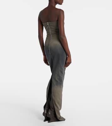 Cotton-blend denim gown | Rick Owens