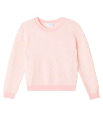 Pullover in jacquard di lana GG | Gucci Kids
