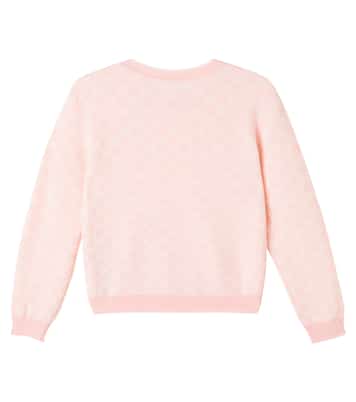 Pullover in jacquard di lana GG | Gucci Kids