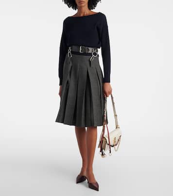 Schultertasche Soft Sound Small aus Leder | Prada