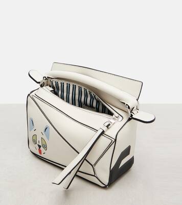 x Louis Wain Futurist Cat Puzzle tote bag | Loewe