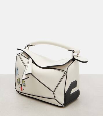 x Louis Wain Futurist Cat Puzzle tote bag | Loewe