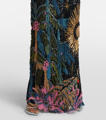 Embellished silk-blend gown | Johanna Ortiz