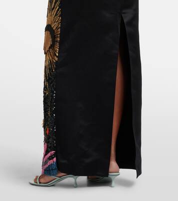 Embellished silk-blend gown | Johanna Ortiz