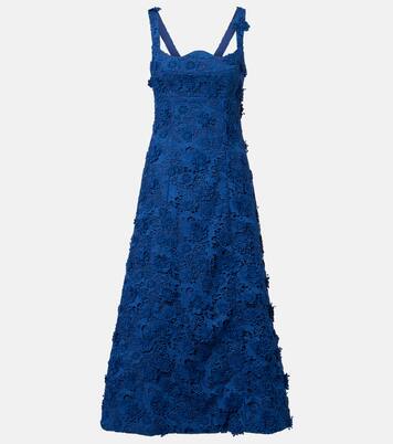 Odette lace midi dress | Leo Lin