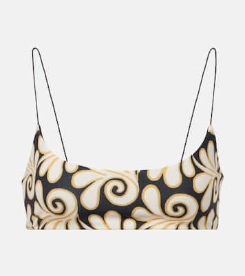 Isla printed bikini top | Cala de la Cruz