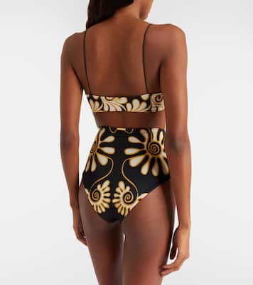 Isla printed bikini top | Cala de la Cruz