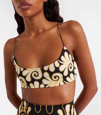 Isla printed bikini top | Cala de la Cruz