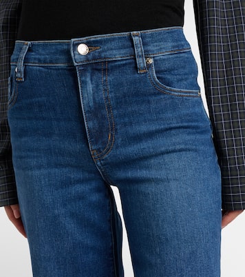 Mid-Rise Straight Cropped Jeans Mellow | Frame