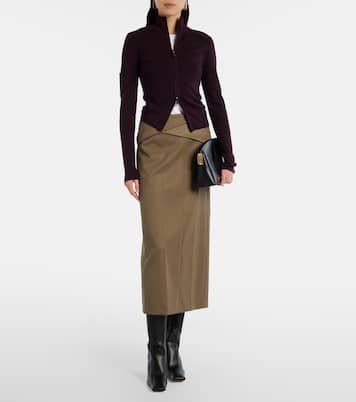 Wool-blend midi skirt | Victoria Beckham