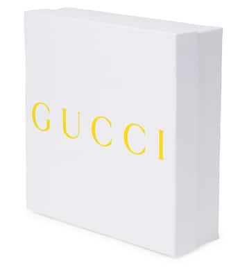 x Euan Roberts Baby cotton beanie, bib, and onesie set | Gucci Kids