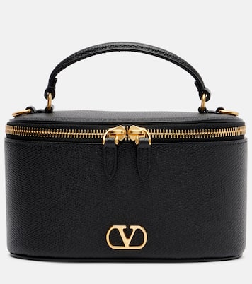 Bolso neceser Mini de piel con VLogo | Valentino Garavani