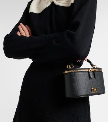 Bolso neceser Mini de piel con VLogo | Valentino Garavani