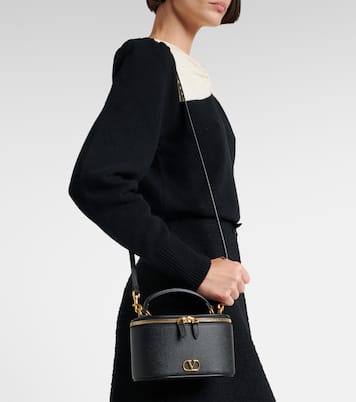 Bolso neceser Mini de piel con VLogo | Valentino Garavani