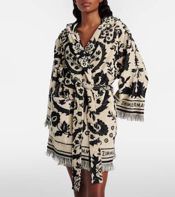 Wanderlust cotton terry wrap robe | Zimmermann