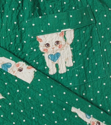 Elin 폴카 도트 프린트 코튼 팬츠  | Konges Sløjd