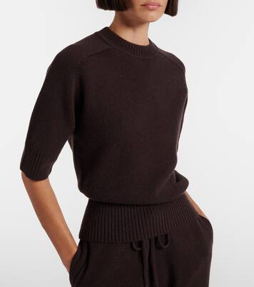 Lauren knitted cashmere-blend top | Extreme Cashmere