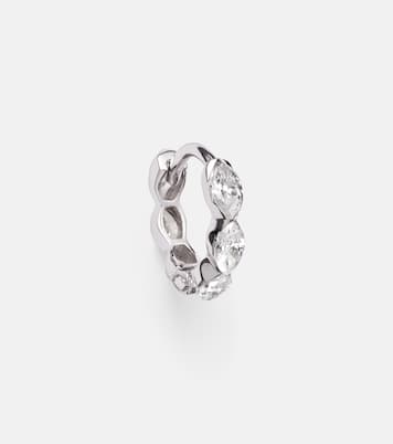 18kt white gold (750/1000) single earring with diamonds | Maria Tash