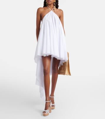 Sylvie 125 leather-trimmed platform sandals | Malone Souliers