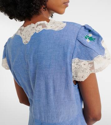 Amari floral lace-trimmed midi dress | Rixo