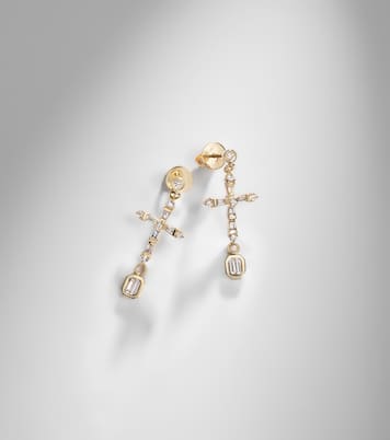 Pendientes de oro de 18 ct (750/1000) con diamantes | Shay Jewelry