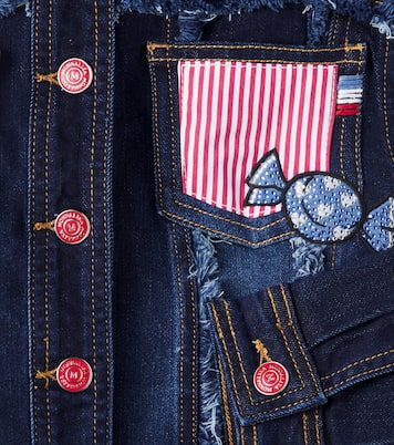 x Hello Kitty patchwork denim jacket | Monnalisa