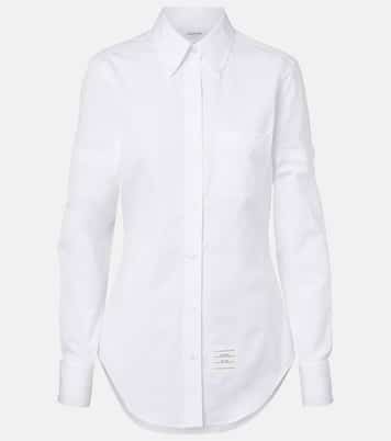 Logo cotton shirt | Thom Browne