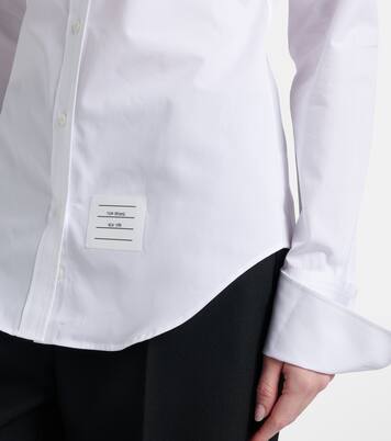 Logo cotton shirt | Thom Browne