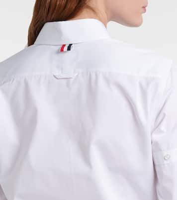 Logo cotton shirt | Thom Browne