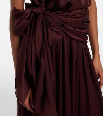 Luna draped silk tapered pants | Zimmermann