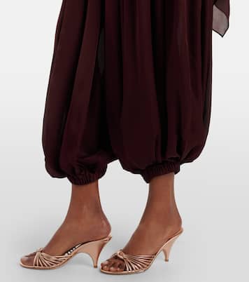 Luna draped silk tapered pants | Zimmermann