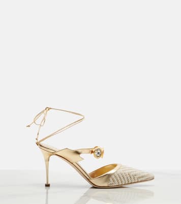 Salones Soria con lazada y cristales | Manolo Blahnik