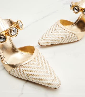 Salones Soria con lazada y cristales | Manolo Blahnik