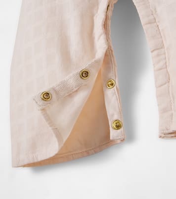 Baby Morli checked cotton jumpsuit | Louise Misha