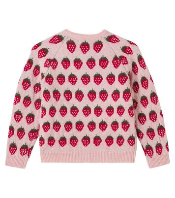 Belou intarsia wool-blend cardigan | Konges Sløjd