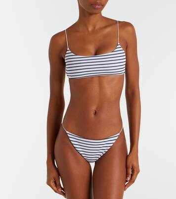 Top de bikini Micro Muse a rayas | Jade Swim