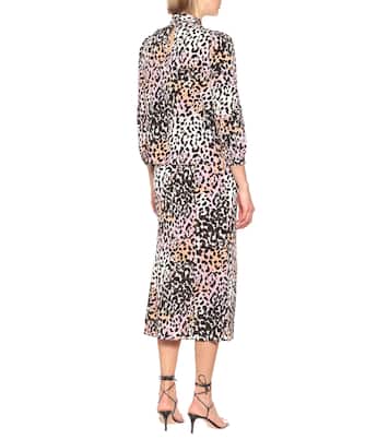 Blusa Lety a stampa in seta stretch | Veronica Beard