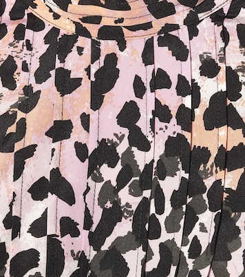 Blusa Lety a stampa in seta stretch | Veronica Beard