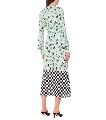 Falda midi Vaughan de crepé | Erdem