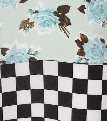 Falda midi Vaughan de crepé | Erdem