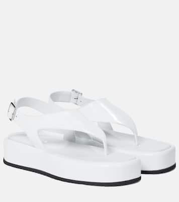 Sandales à plateforme en cuir | Prada